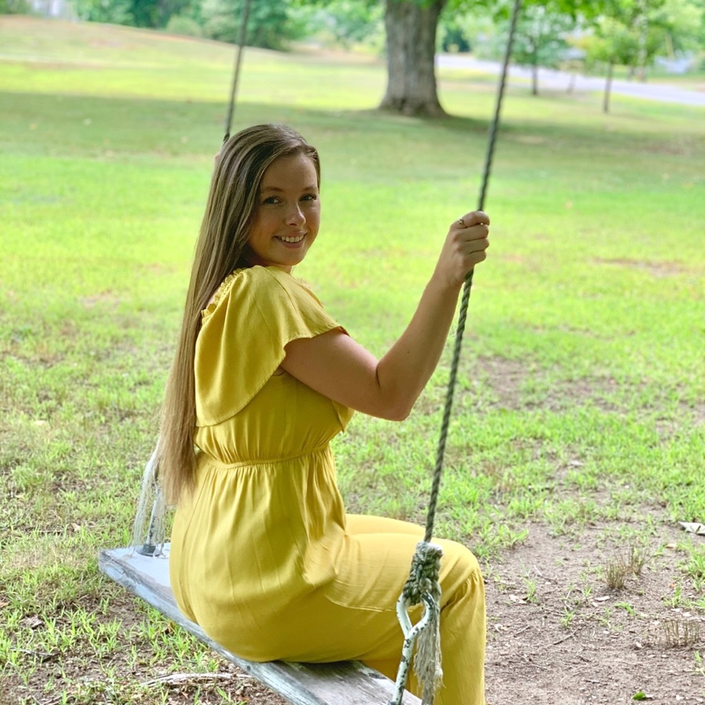 * S O L D * Bring On The Sunshine Jumpsuit
